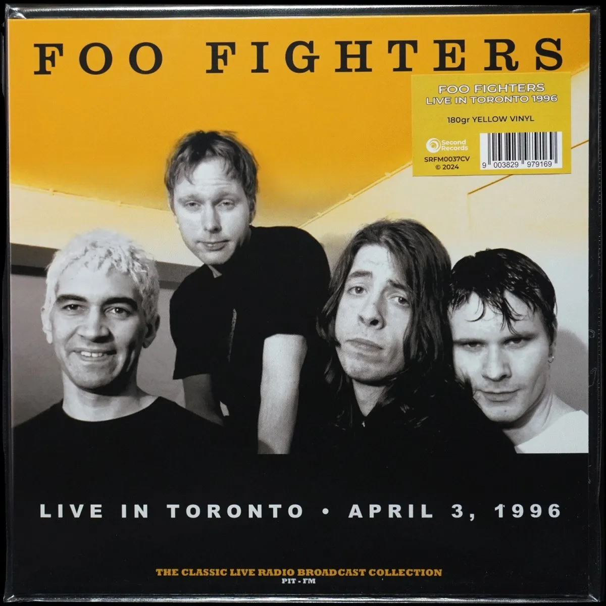 LP Foo Fighters — Live In Toronto - 1996 (цветной винил) фото