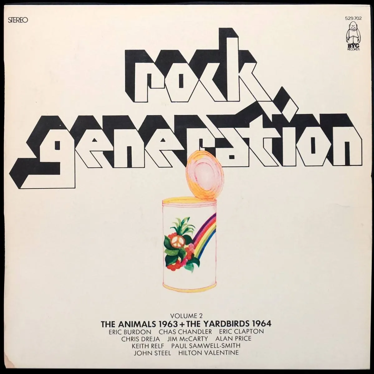 LP Animals — Rock Generation Vol. 2: The Yardbirds And The Animals фото