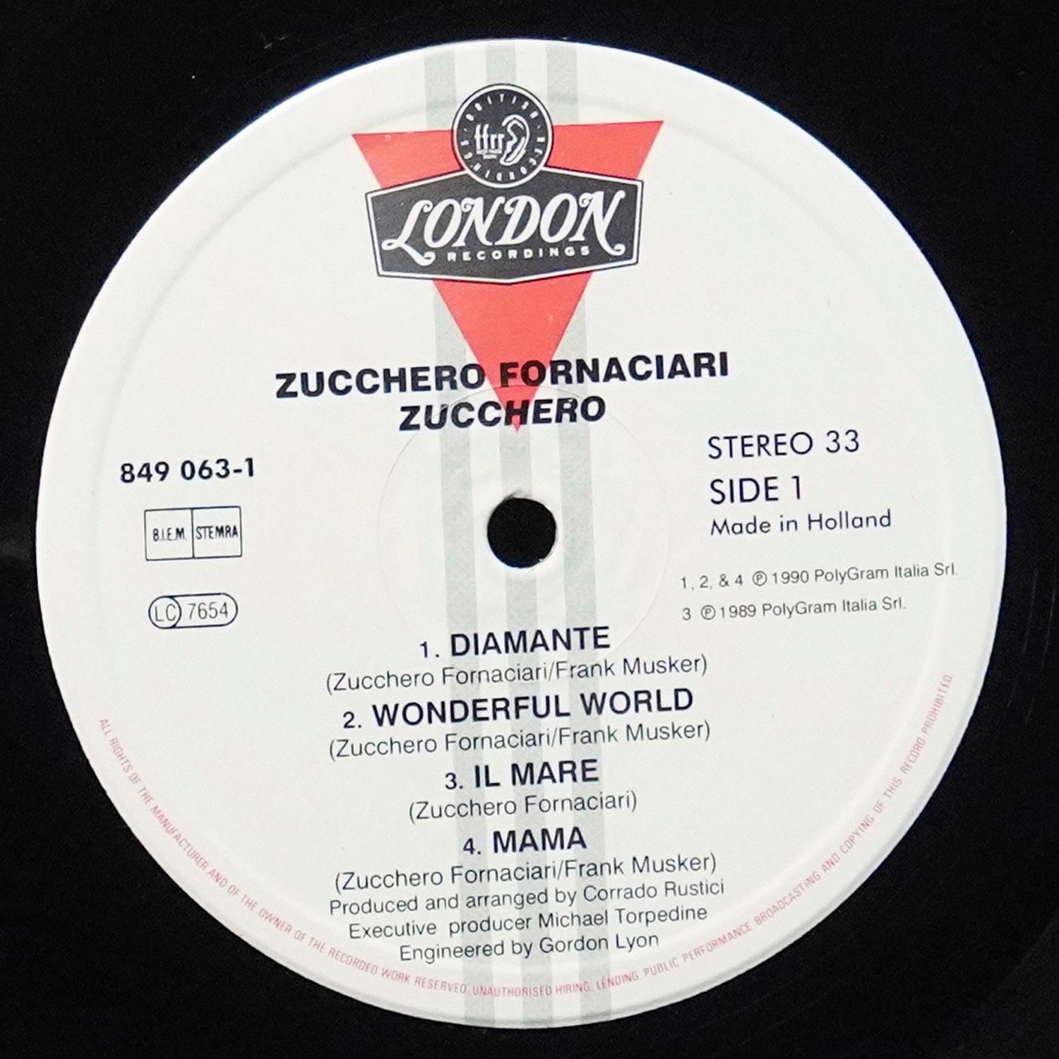 LP Zucchero Fornaciari — Zucchero фото 2