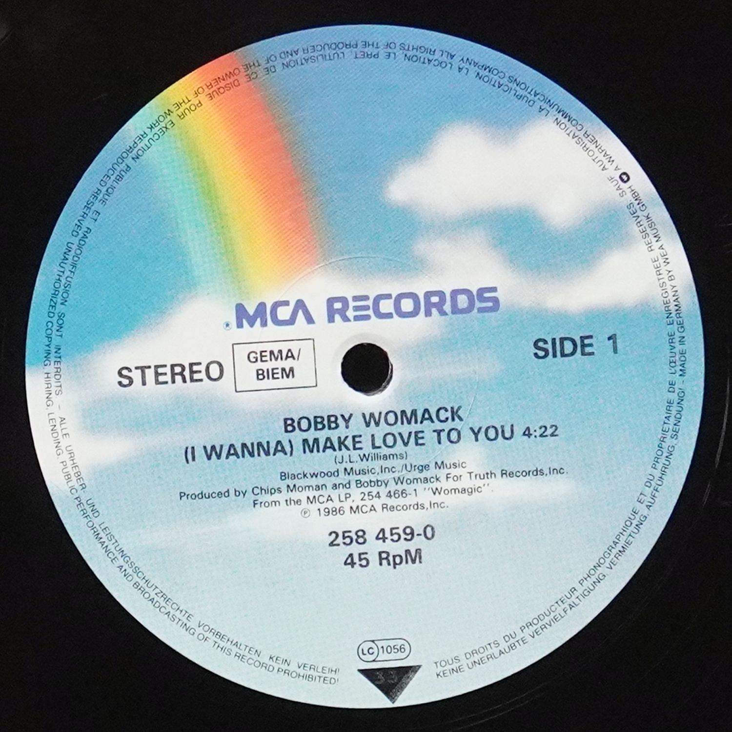 LP Bobby Womack — (I Wanna) Make Love To You (макси сингл) фото 2