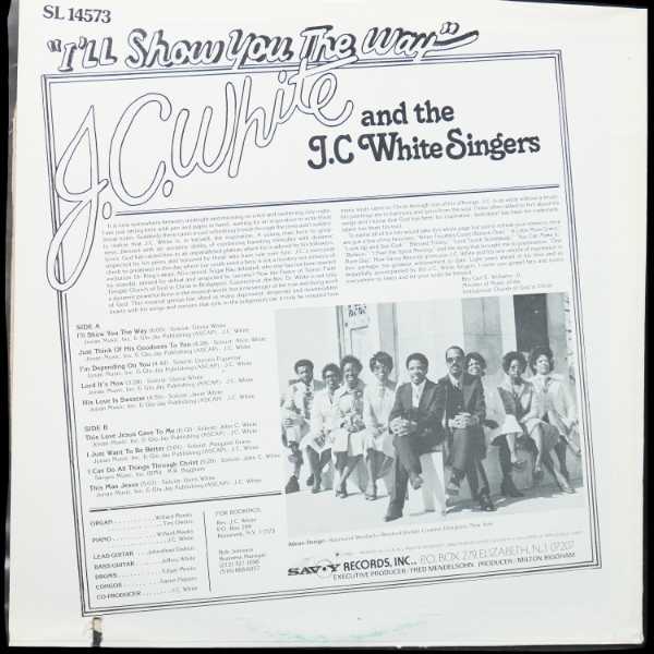 LP J.C. White — I'll Show You The Way фото 2