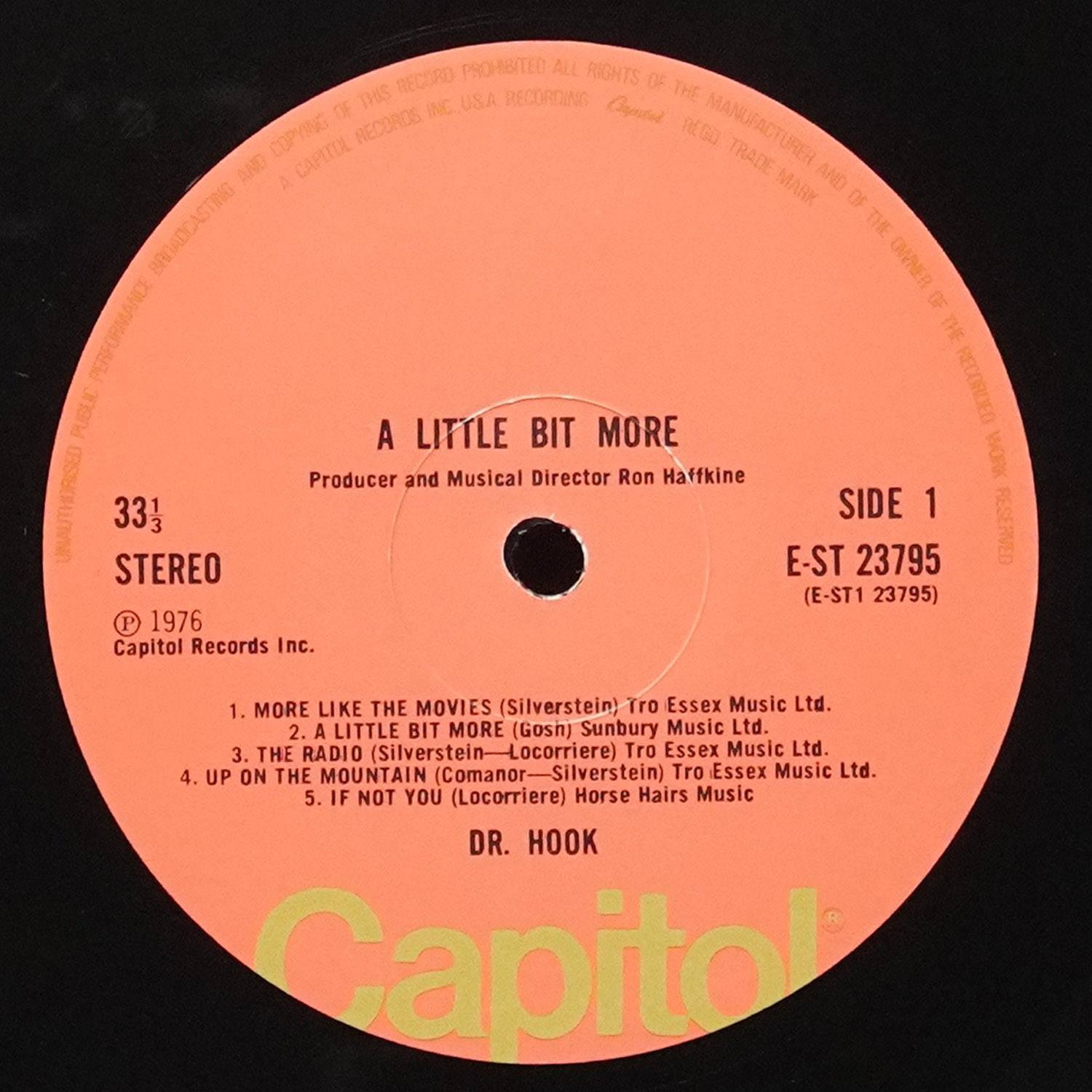 LP Dr. Hook — A Little Bit More фото 2