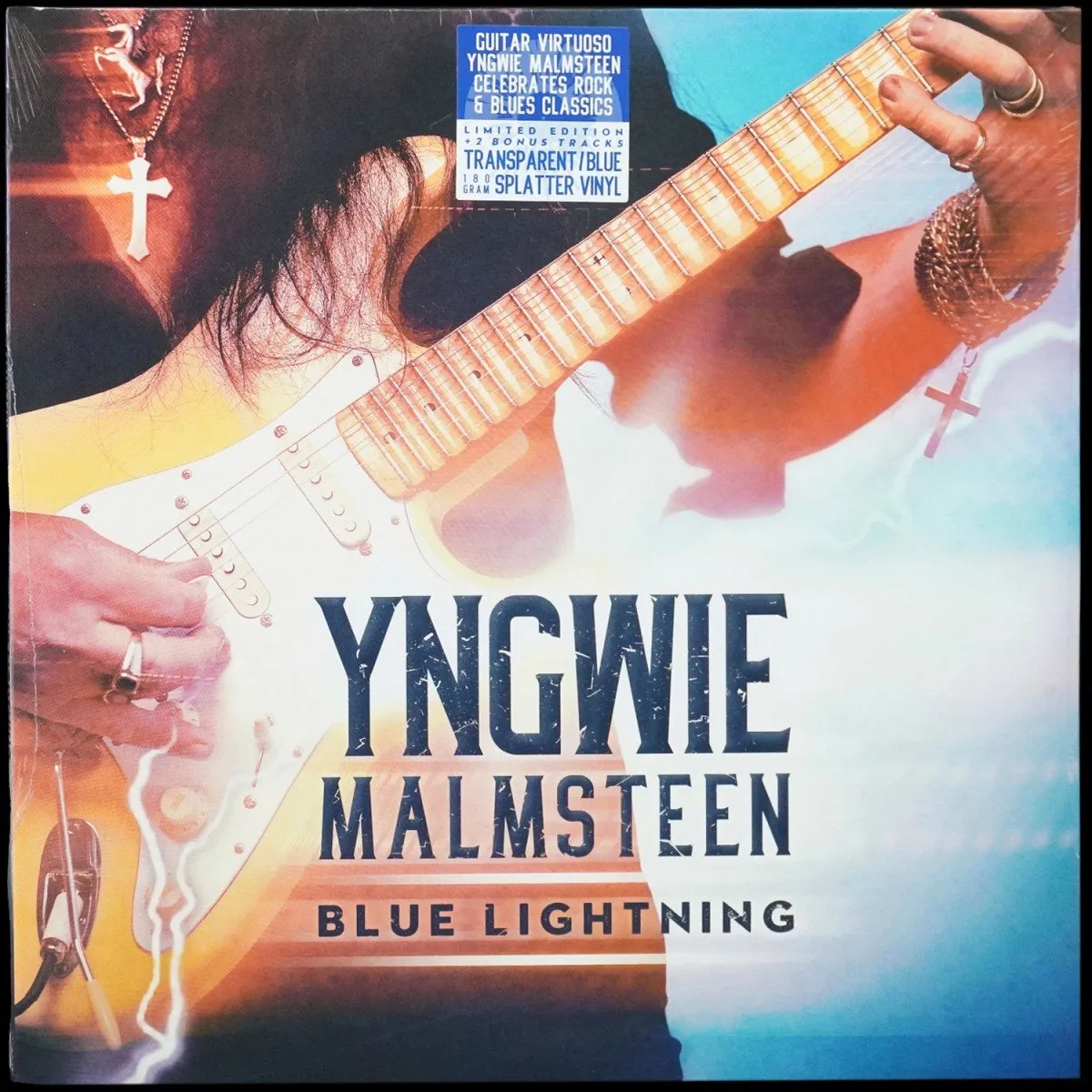 LP Yngwie Malmsteen — Blue Lightning (2LP, цветной винил) фото