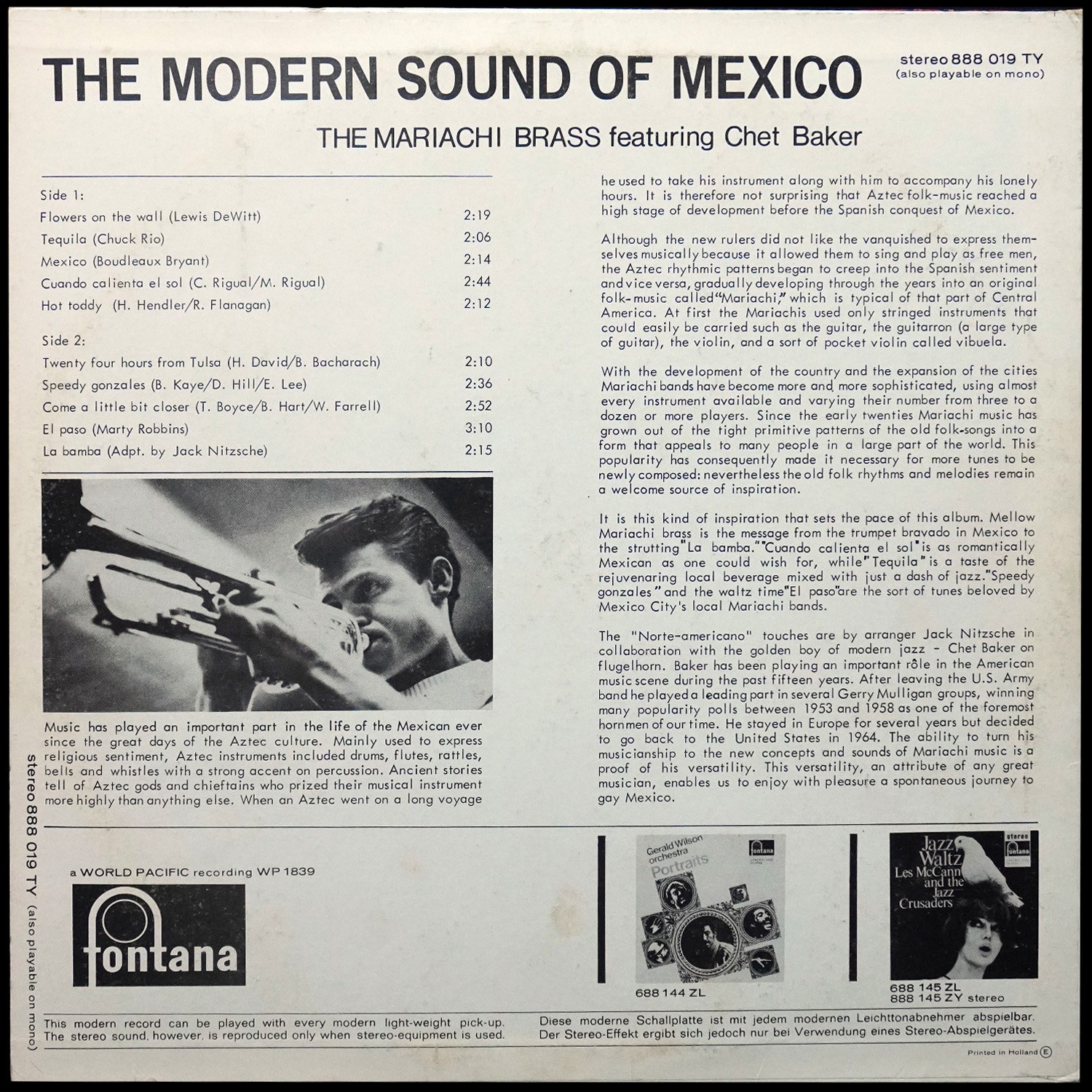 LP Mariachi Brass — Modern Sound Of Mexico фото 2