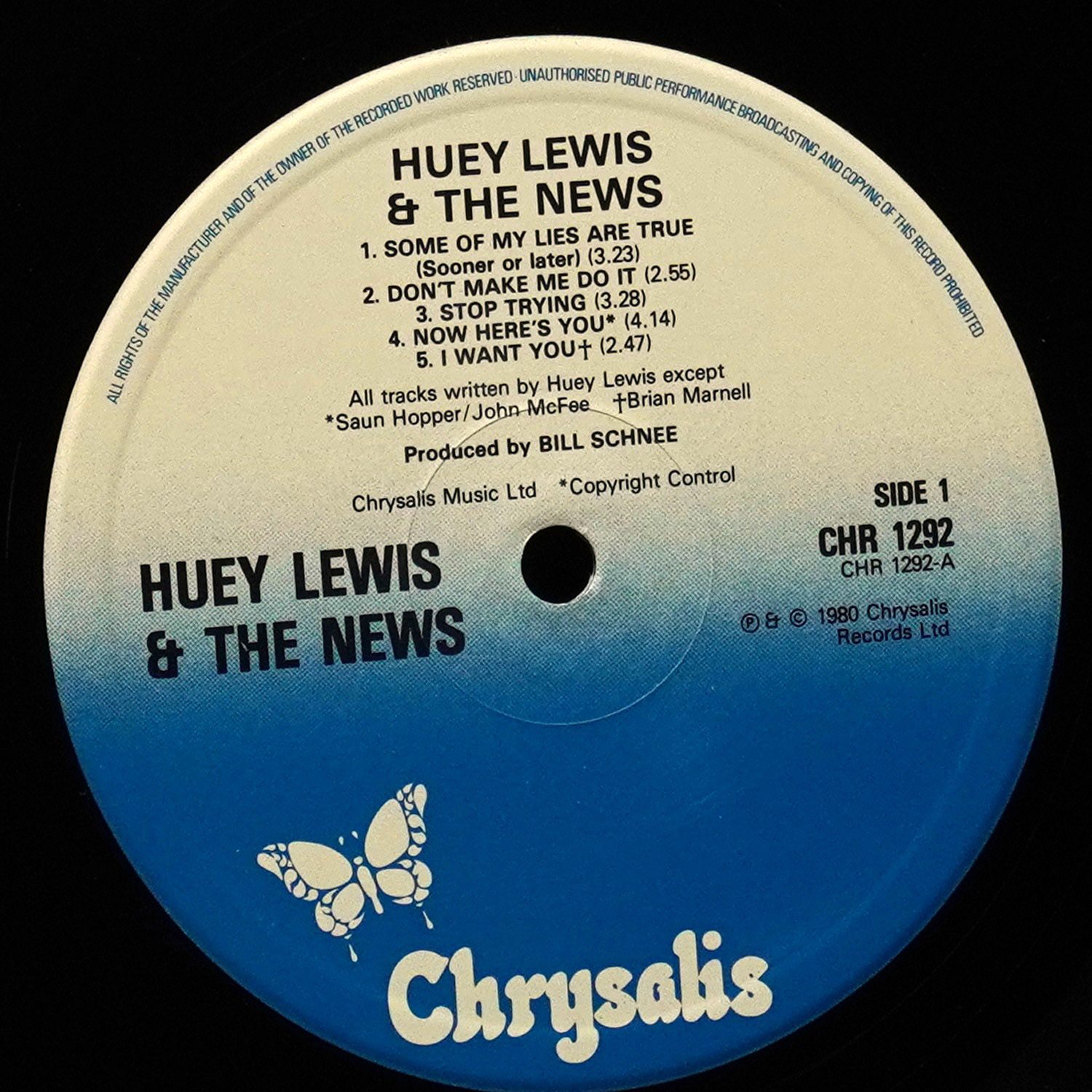 LP Huey Lewis And The News — Huey Lewis And The News фото 2