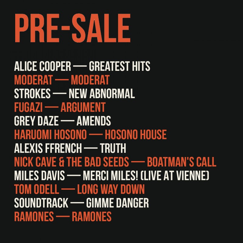 PRE-SALE: Alice Cooper, Grey Daze, Tom Odell 
