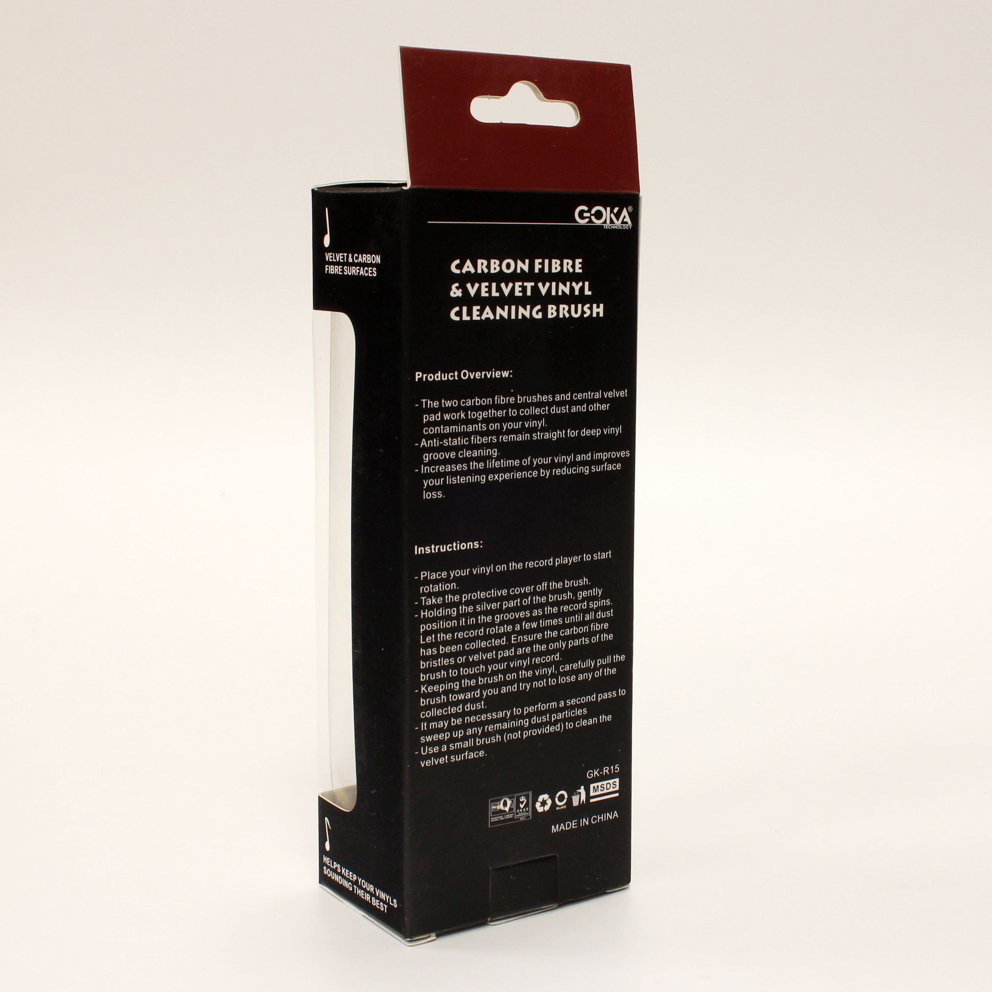 *Щётка двойная Goka вельвет и карбон фото 5