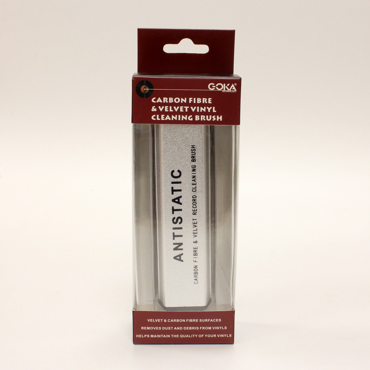 *Щётка двойная Goka вельвет и карбон