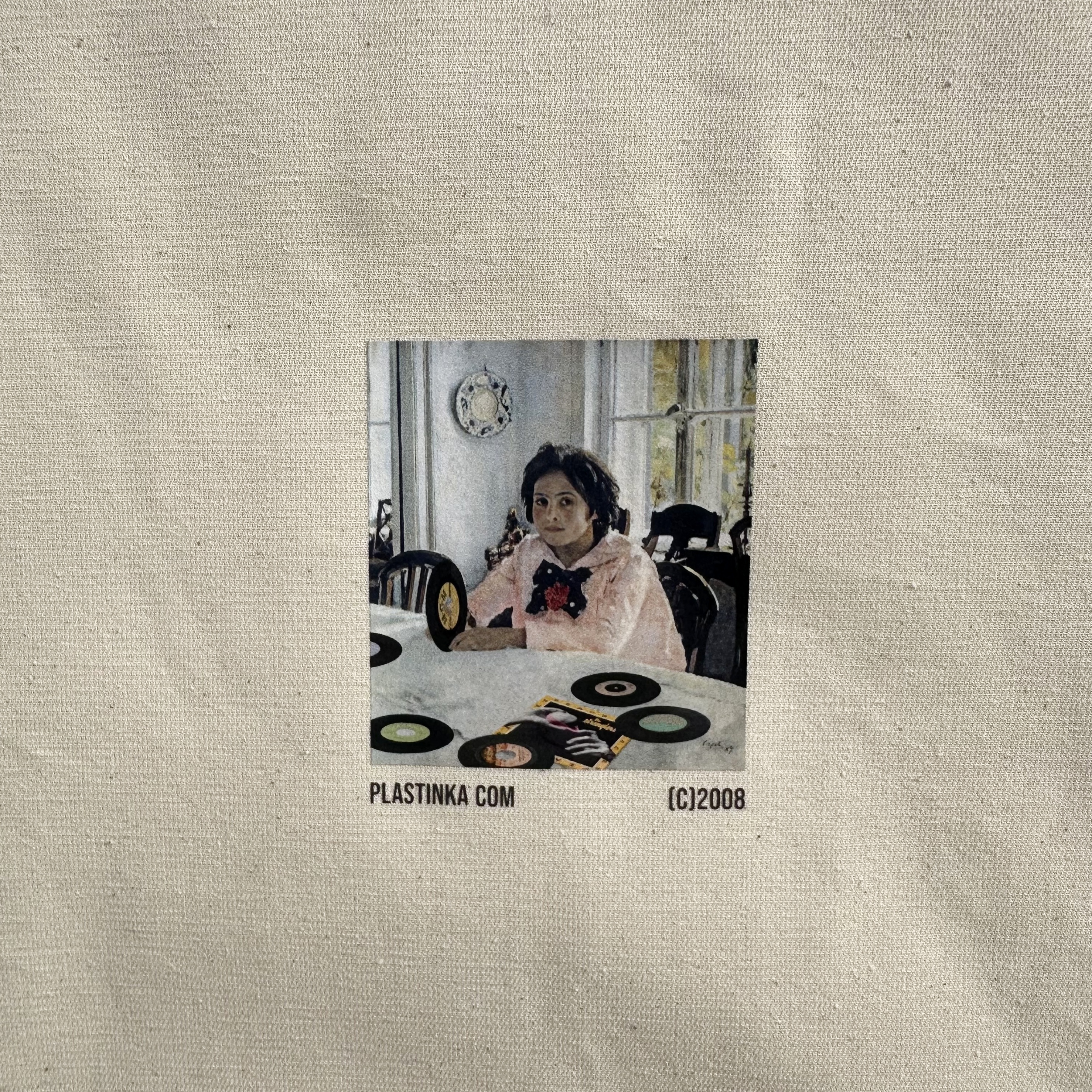 *Фирменная сумка Plastinka (Девочка с семидюймовками) фото 2