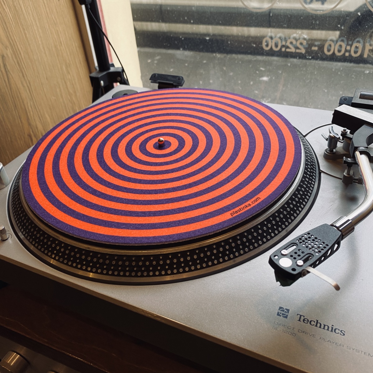 Слипмат Plastinka (фиолетово-оранжевые круги) фото 2