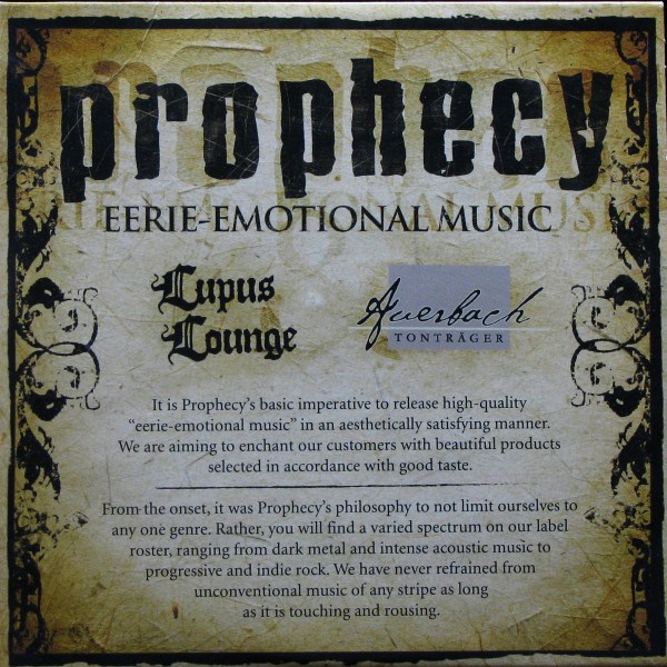 CD V/A — Eerie-Emotional Music (promo, sampler) фото