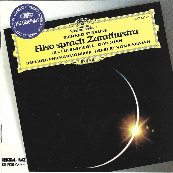 CD Herbert Von Karajan — Strauss: Also Sprach Zarathustra / Till Eulenspiegel / Don Juan фото