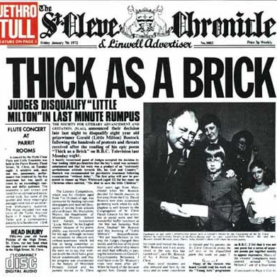 CD Jethro Tull — Thick As A Brick фото