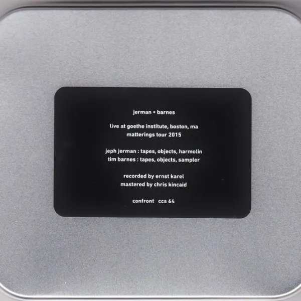 Jeph Jerman - Goethe