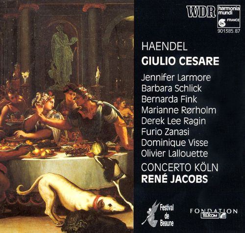 CD Rene Jacobs — Handel: Giulio Cesare фото