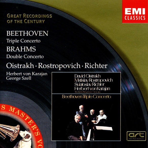 CD Herbert Von Karajan — Beethoven: Triple Concerto / Brahms: Double Concerto фото