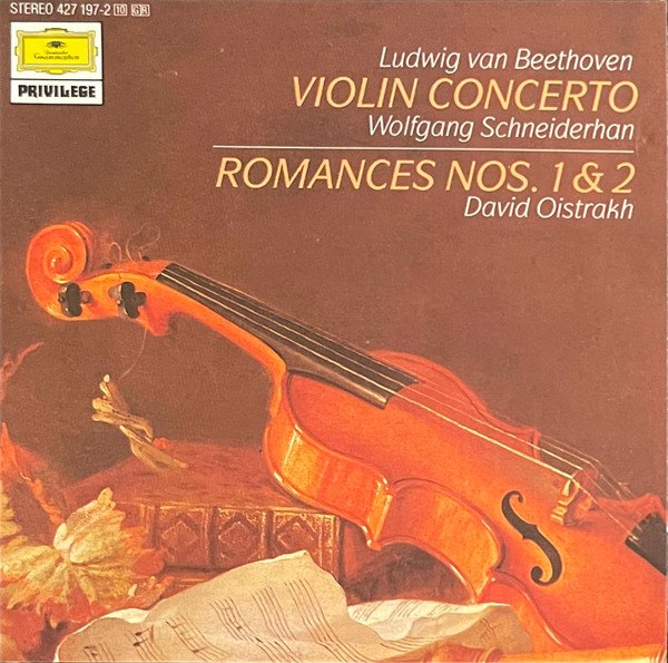 CD David Oistrach — Beethoven: Violin Concerto / Romances Nos. 1 & 2 фото