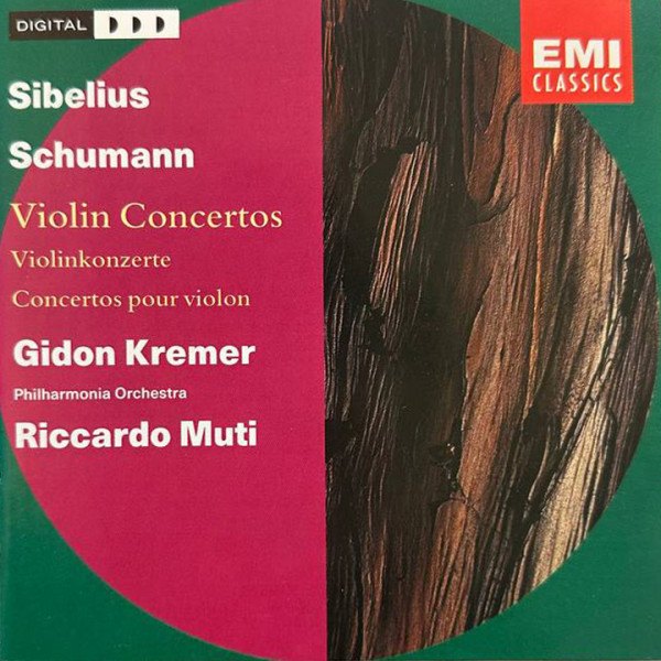CD Gidon Kremer — Sibelius & Schumann: Violin Concertos фото