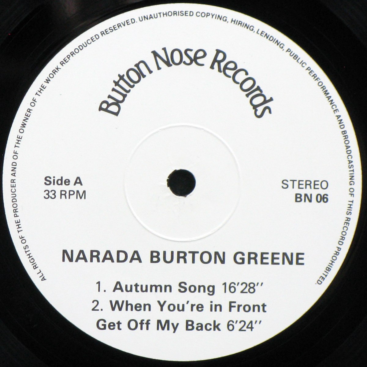 LP Narada Burton Greene — Zephyr фото 2