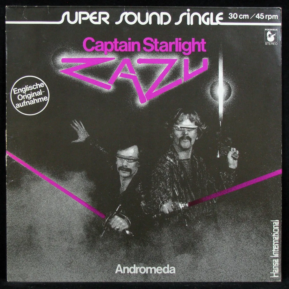 LP Zazu — Captain Starlight (макси сингл) фото