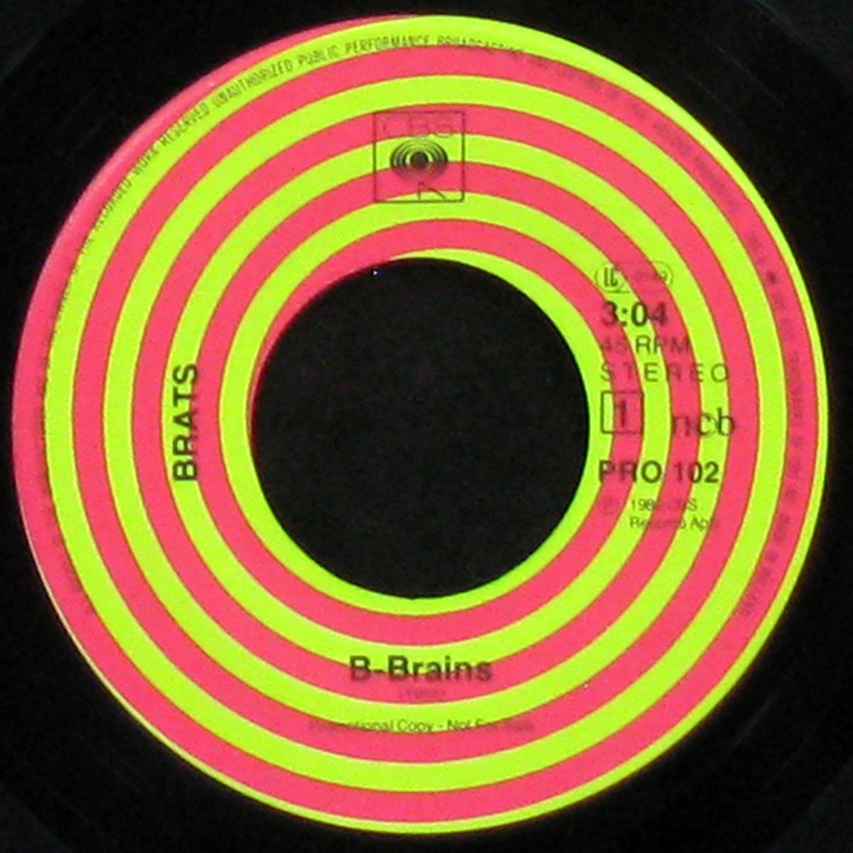 LP Brats / Tyrantz — B-Brains / Vivian Wants To Dance (сингл, промо) фото 2