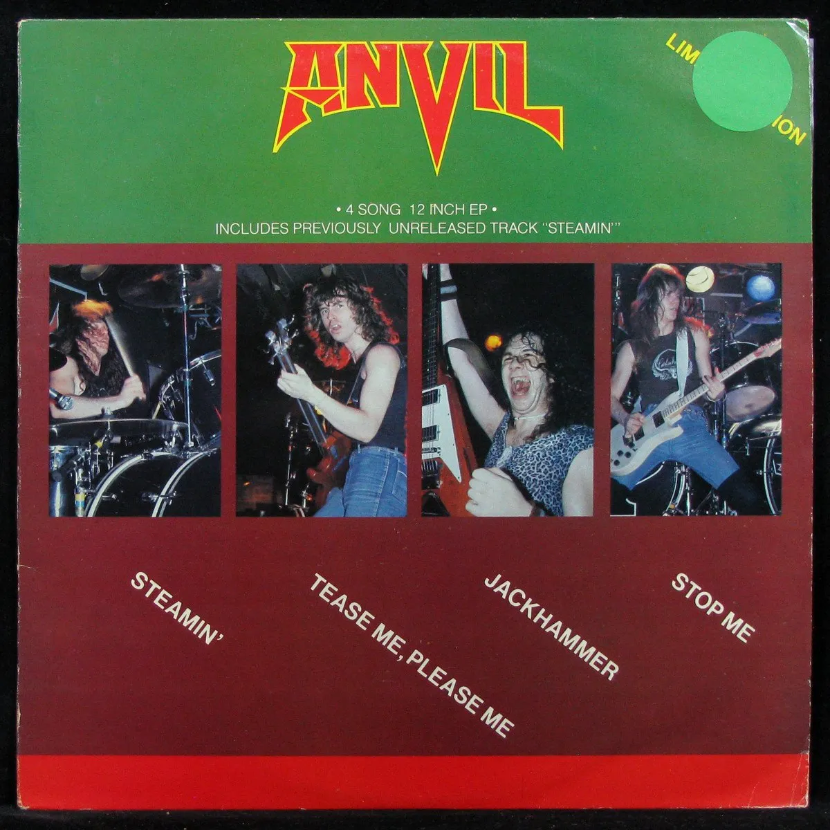 LP Anvil — Stop Me / Tease Me Please Me (EP (мини-альбом)) фото