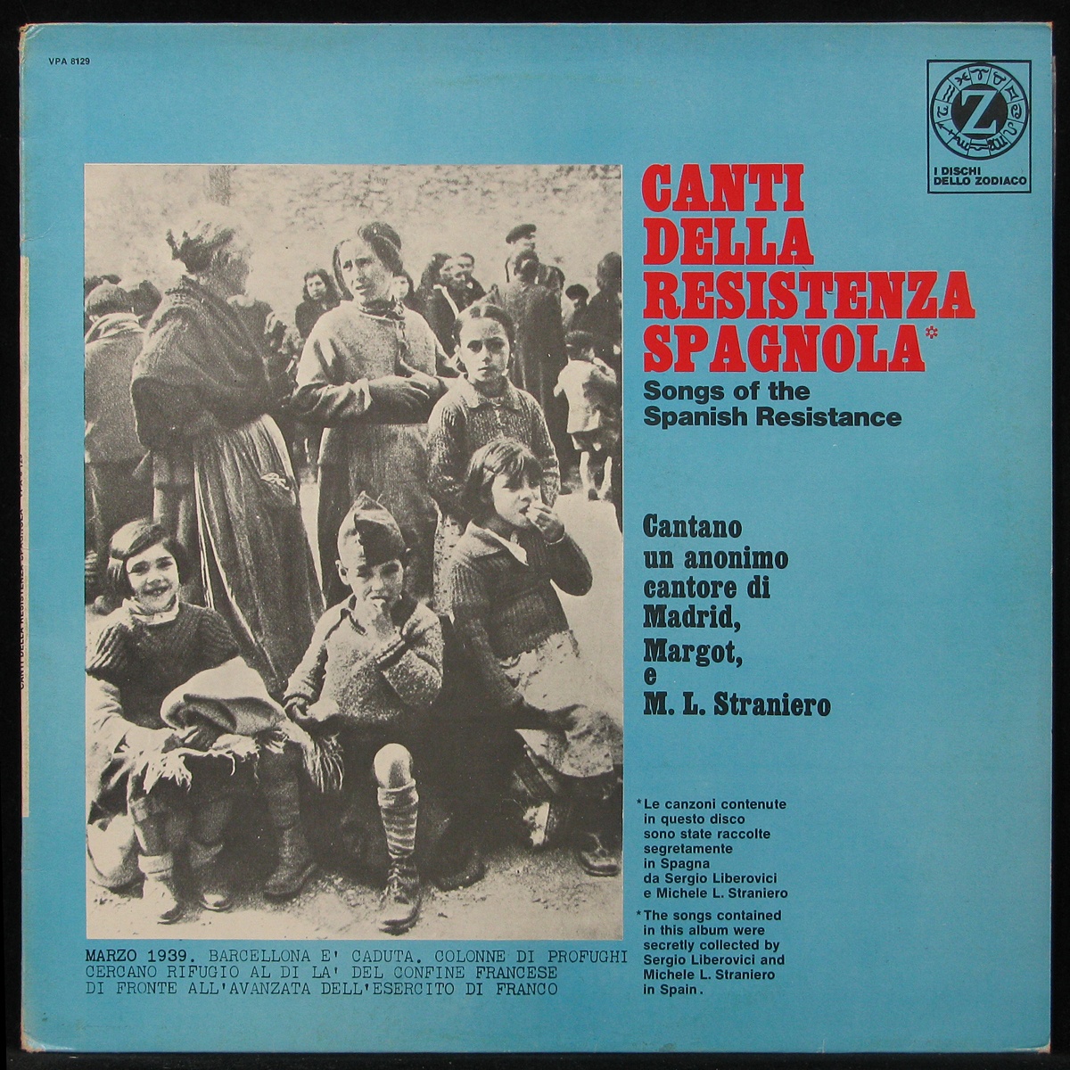 Canti Della Resistenza Spagnola - Songs Of The Spanish Resistance