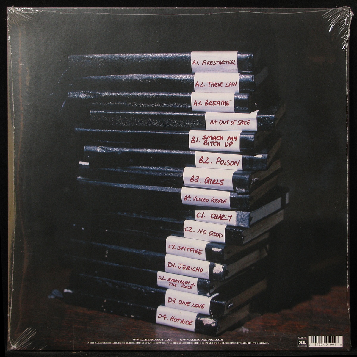 LP The Prodigy — Their Law - The Singles 1990-2005 (2LP) фото 2