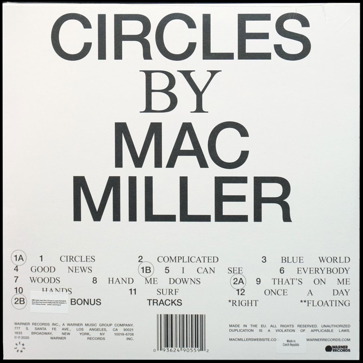 LP Mac Miller — Circles (2LP, clear vinyl, + постер) фото 2