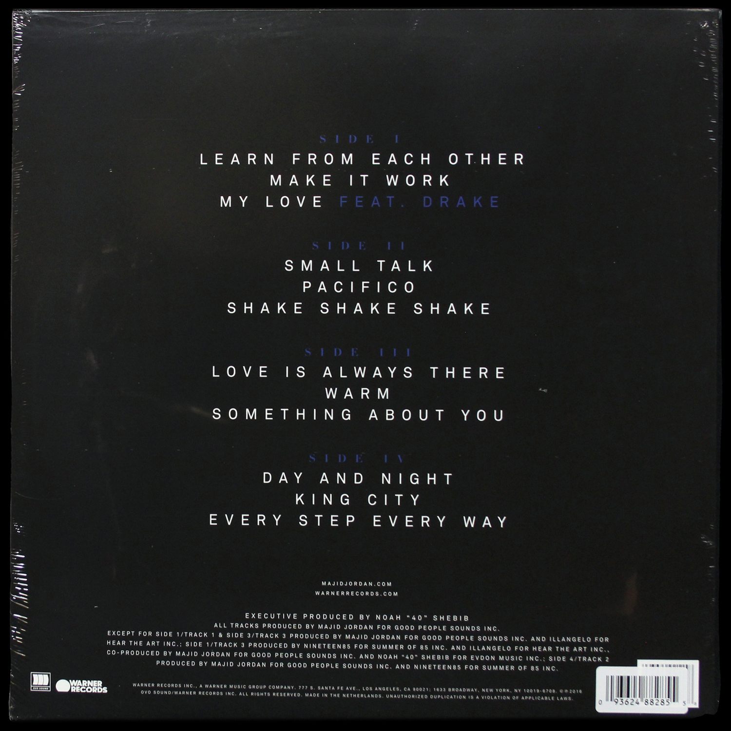 LP Majid Jordan — Majid Jordan (2LP, цветной винил) фото 2