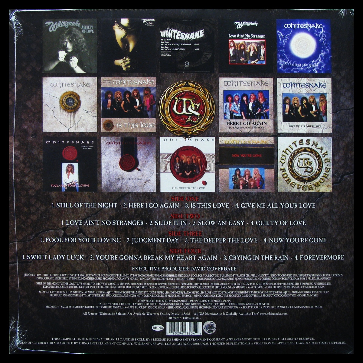 LP Whitesnake — Greatest Hits - Revisited - Remixed - Remastered - MMXXII (2LP) фото 2