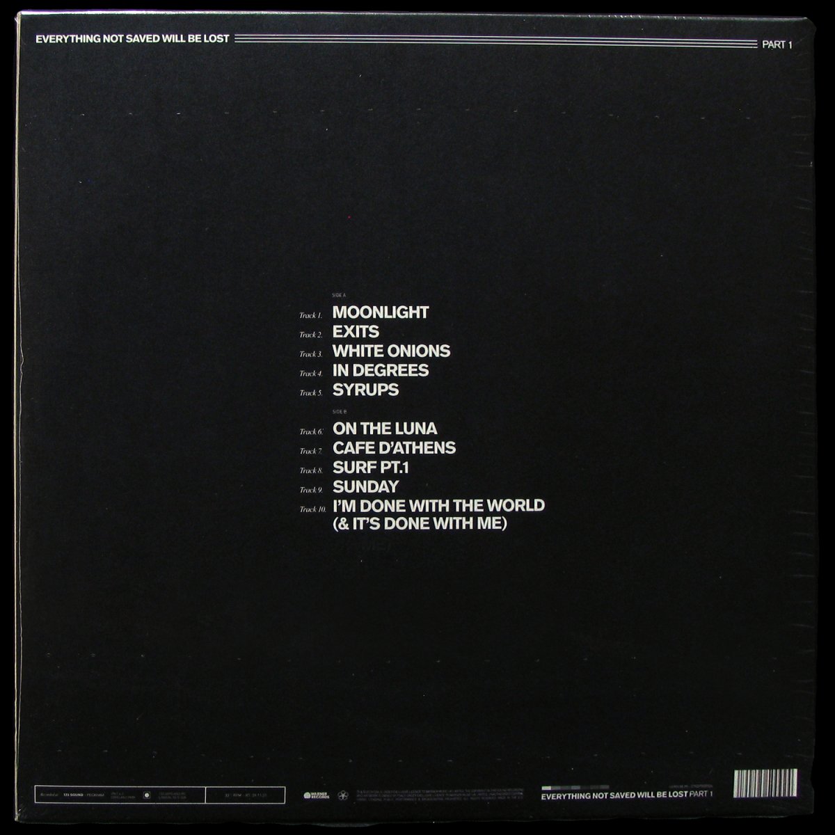 LP Foals — Everything Not Saved Will Be Lost: Part 1 фото 2