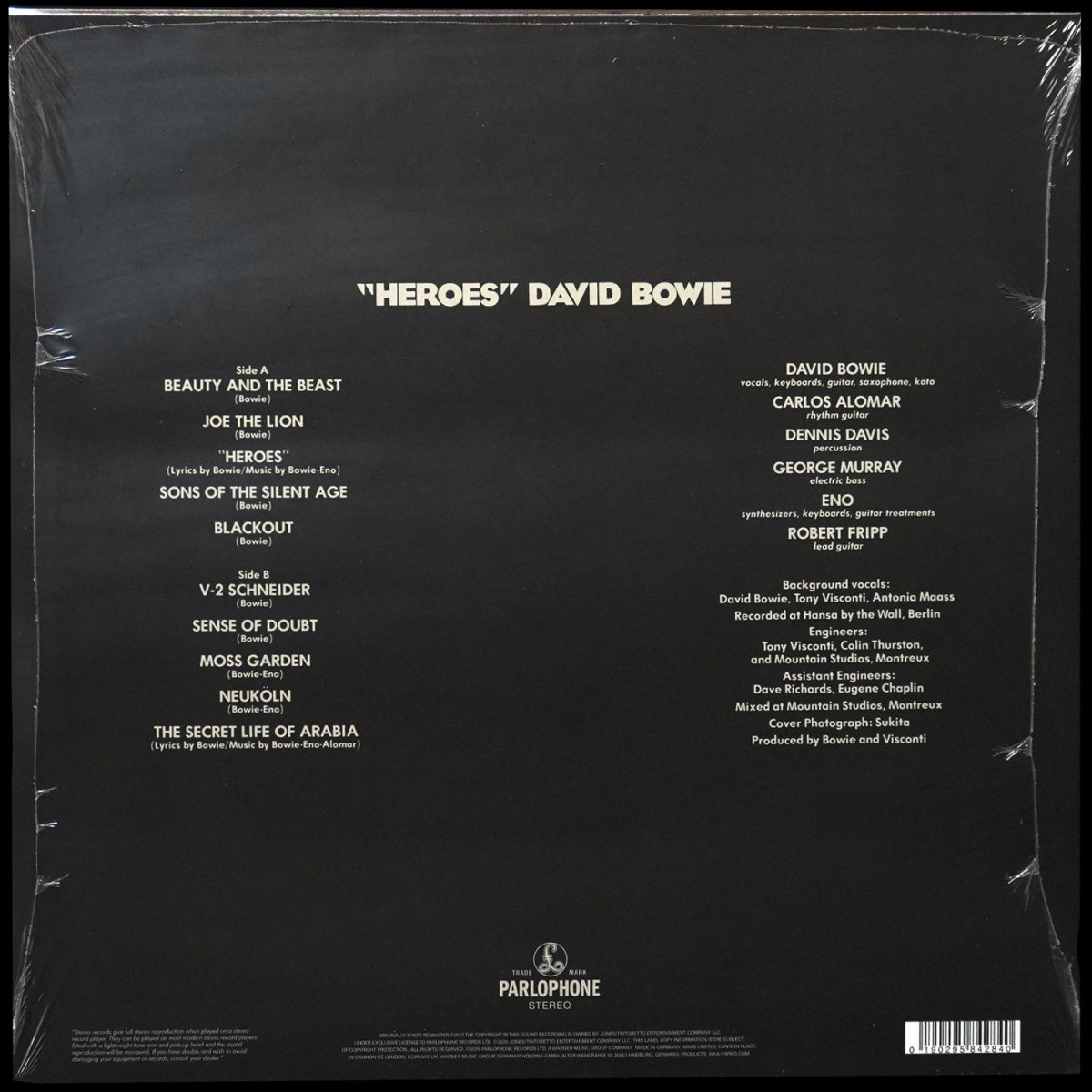 LP David Bowie — Heroes фото 2