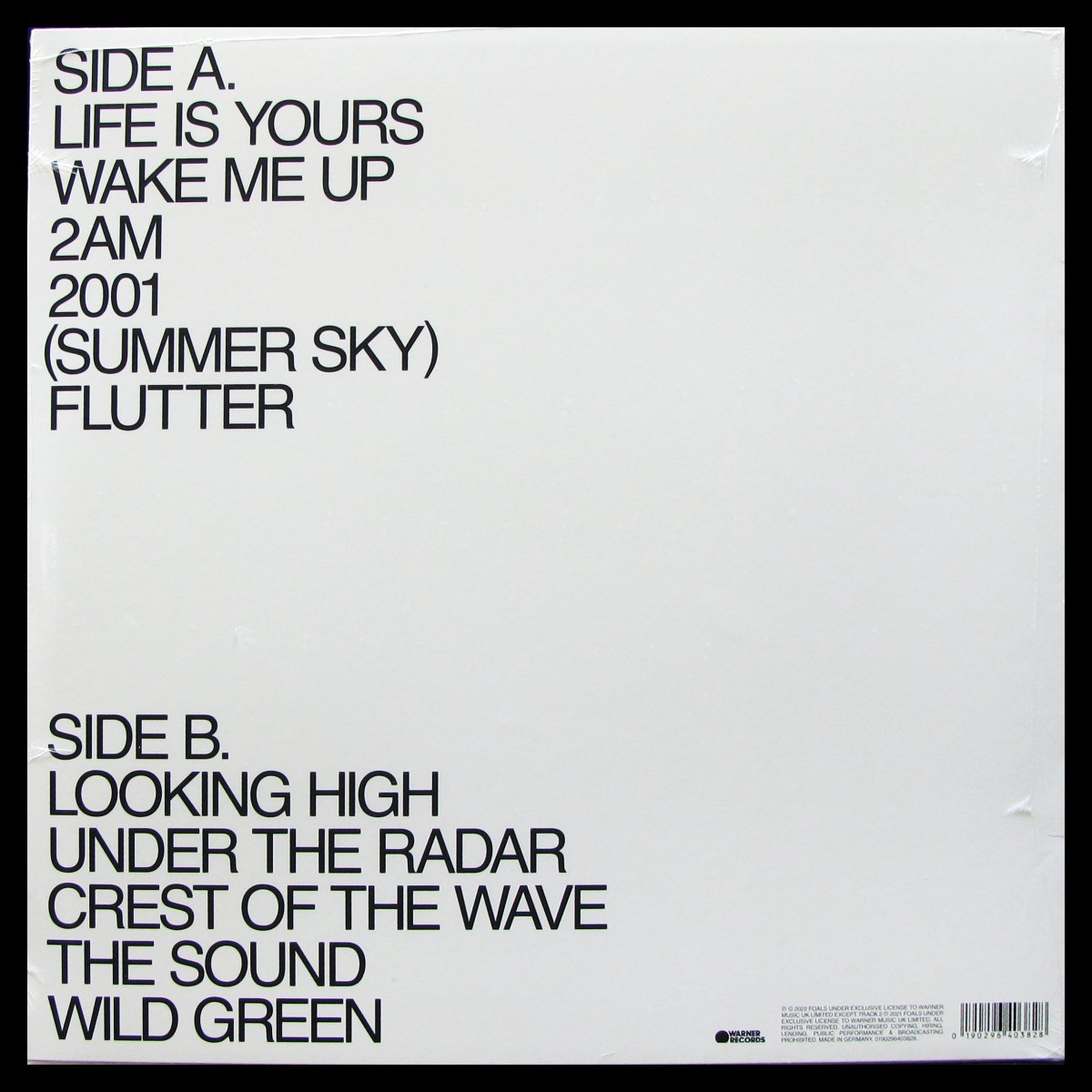 LP Foals — Life Is Yours фото 2