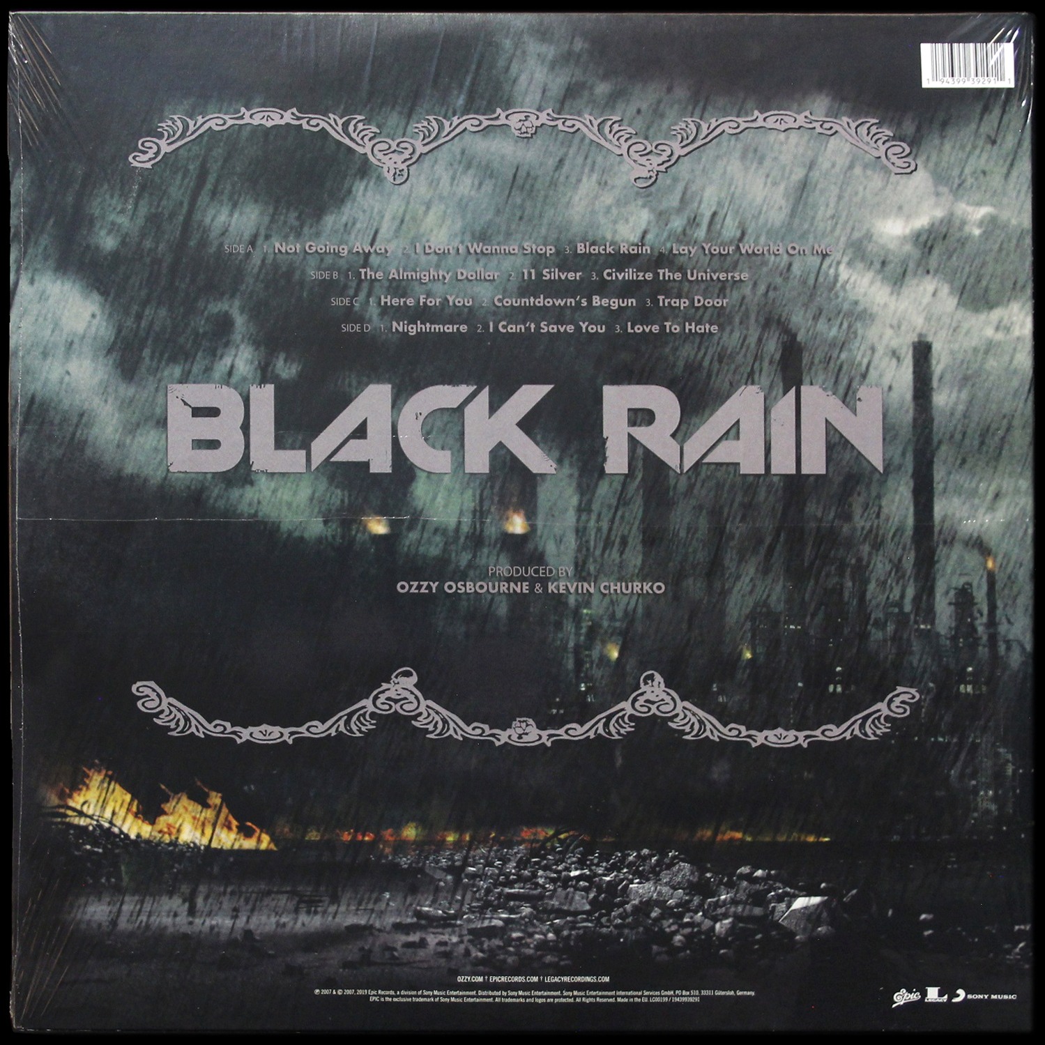 LP Ozzy Osbourne — Black Rain (2LP) фото 2
