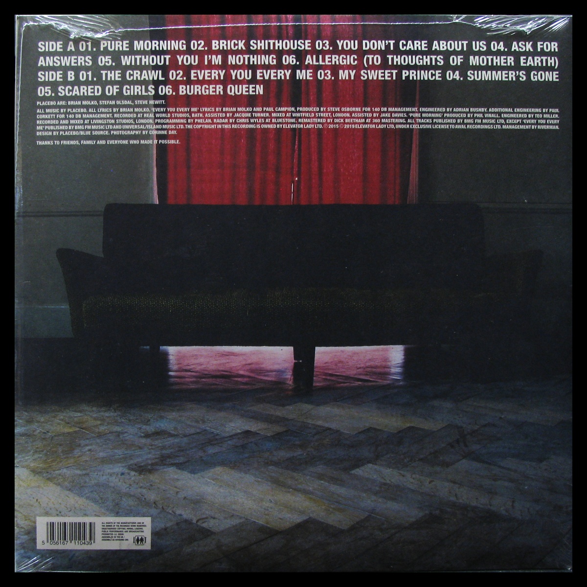 LP Placebo — Without You I'm Nothing фото 2