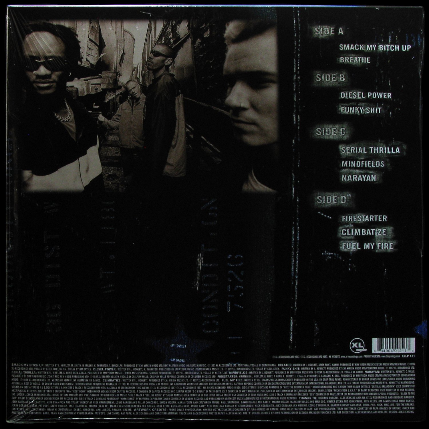 LP The Prodigy — Fat Of The Land (2LP) фото 2