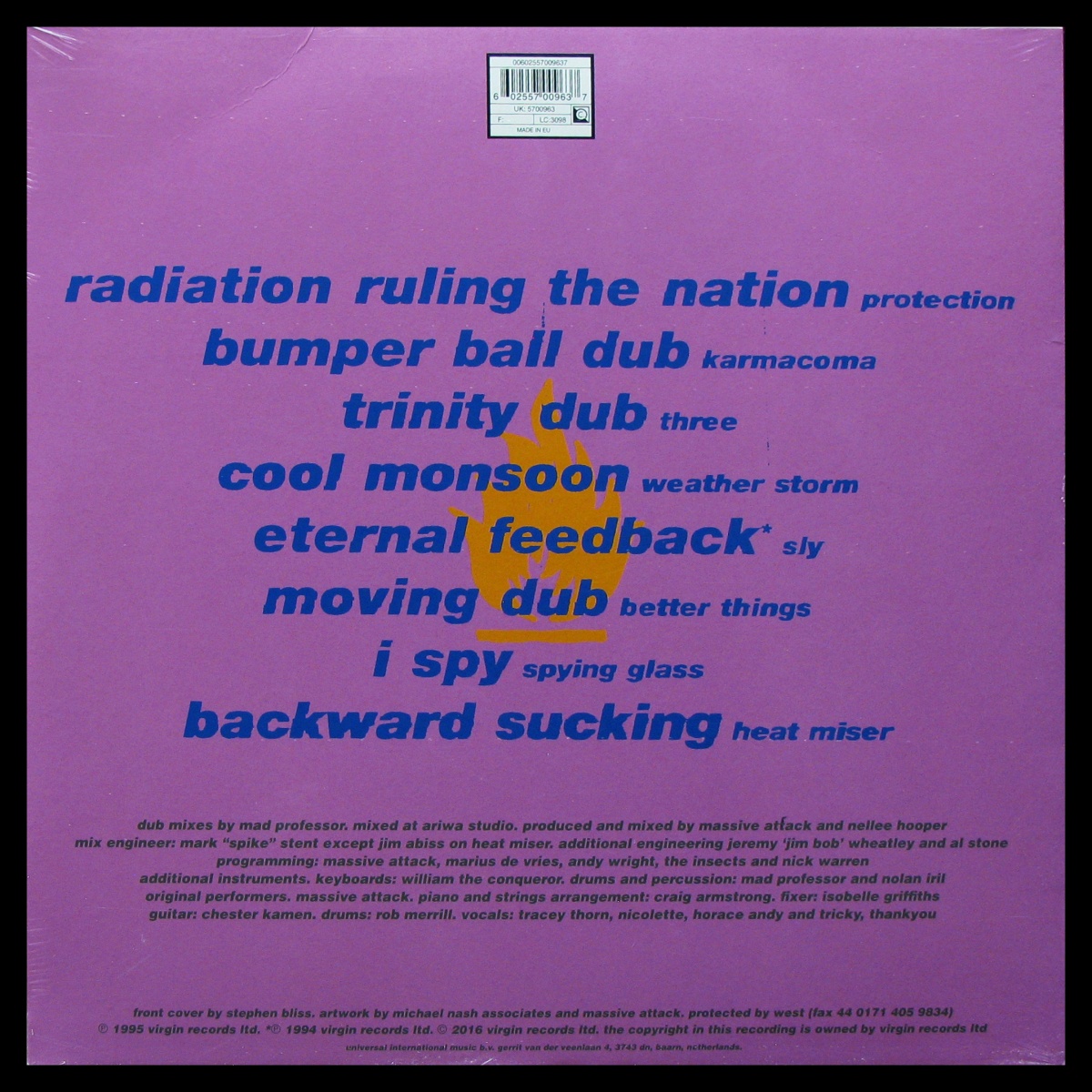 LP Massive Attack — No Protection фото 2