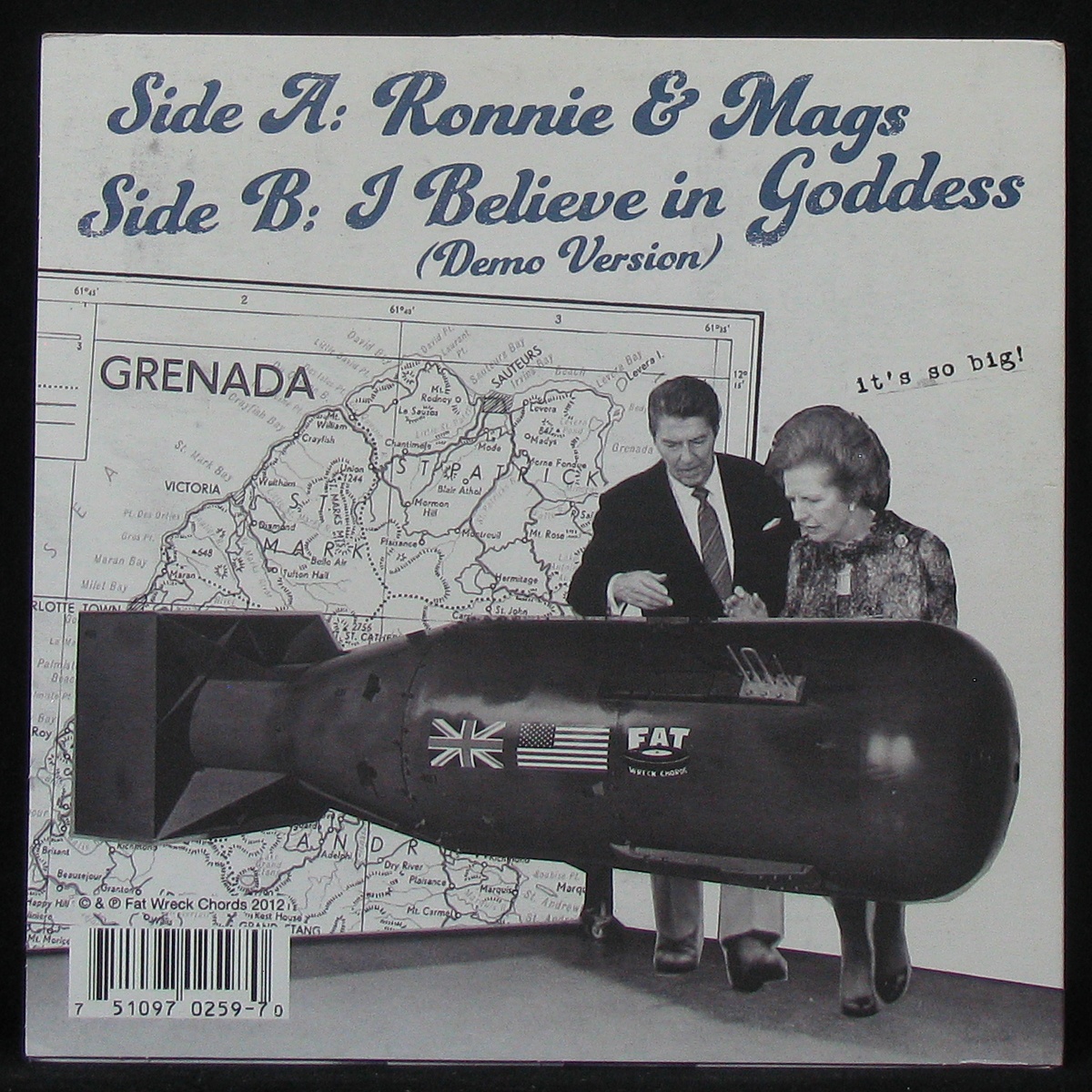 LP Nofx — Ronnie & Mags (цветной винил, сингл) фото 2