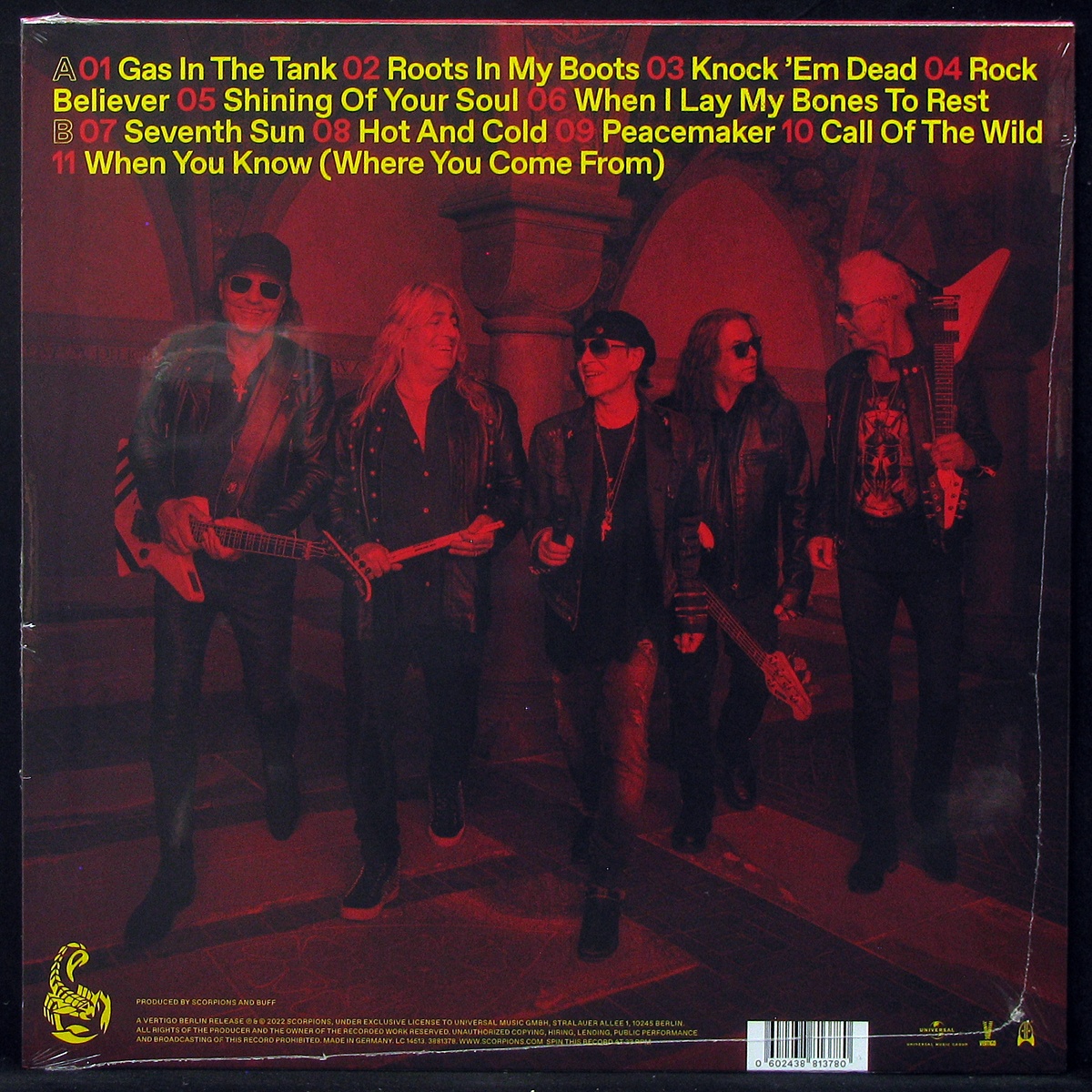 LP Scorpions — Rock Believer фото 2