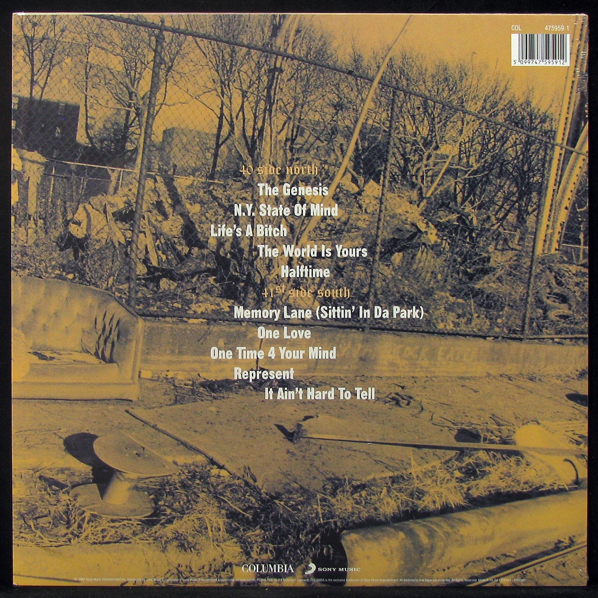 LP Nas — Illmatic фото 2