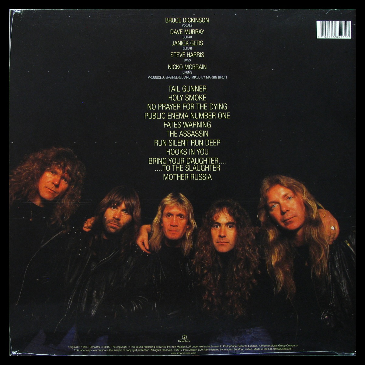 LP Iron Maiden — No Prayer For The Dying фото 2