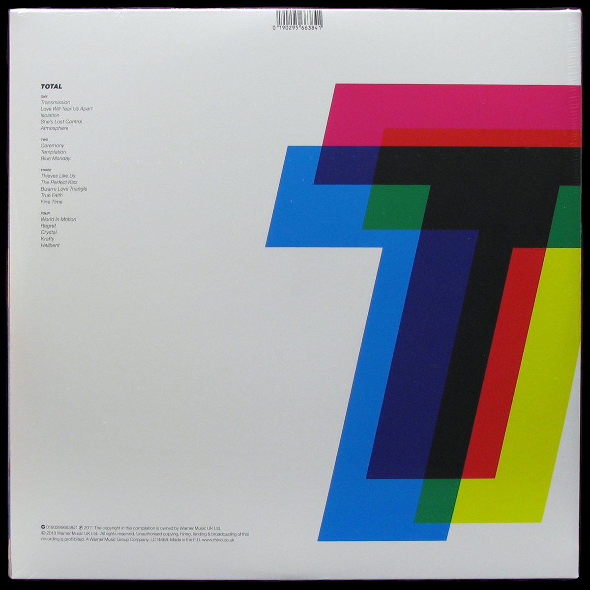 LP Joy Division — Total From Joy Division To New Order (2LP) фото 2