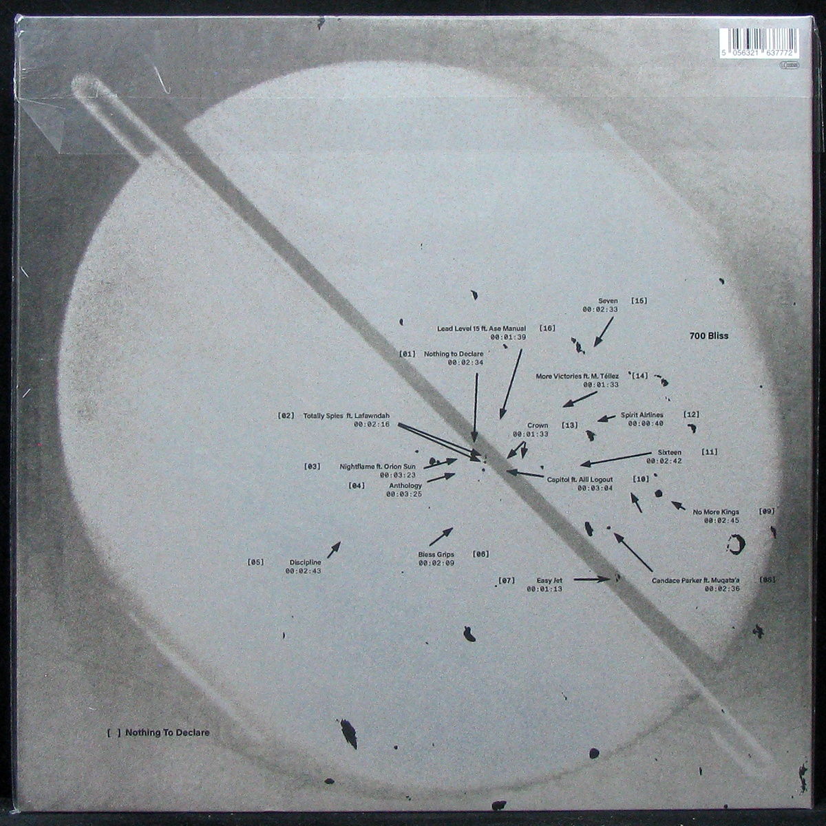 LP 700 Bliss — Nothing To Declare (цветной винил) фото 2