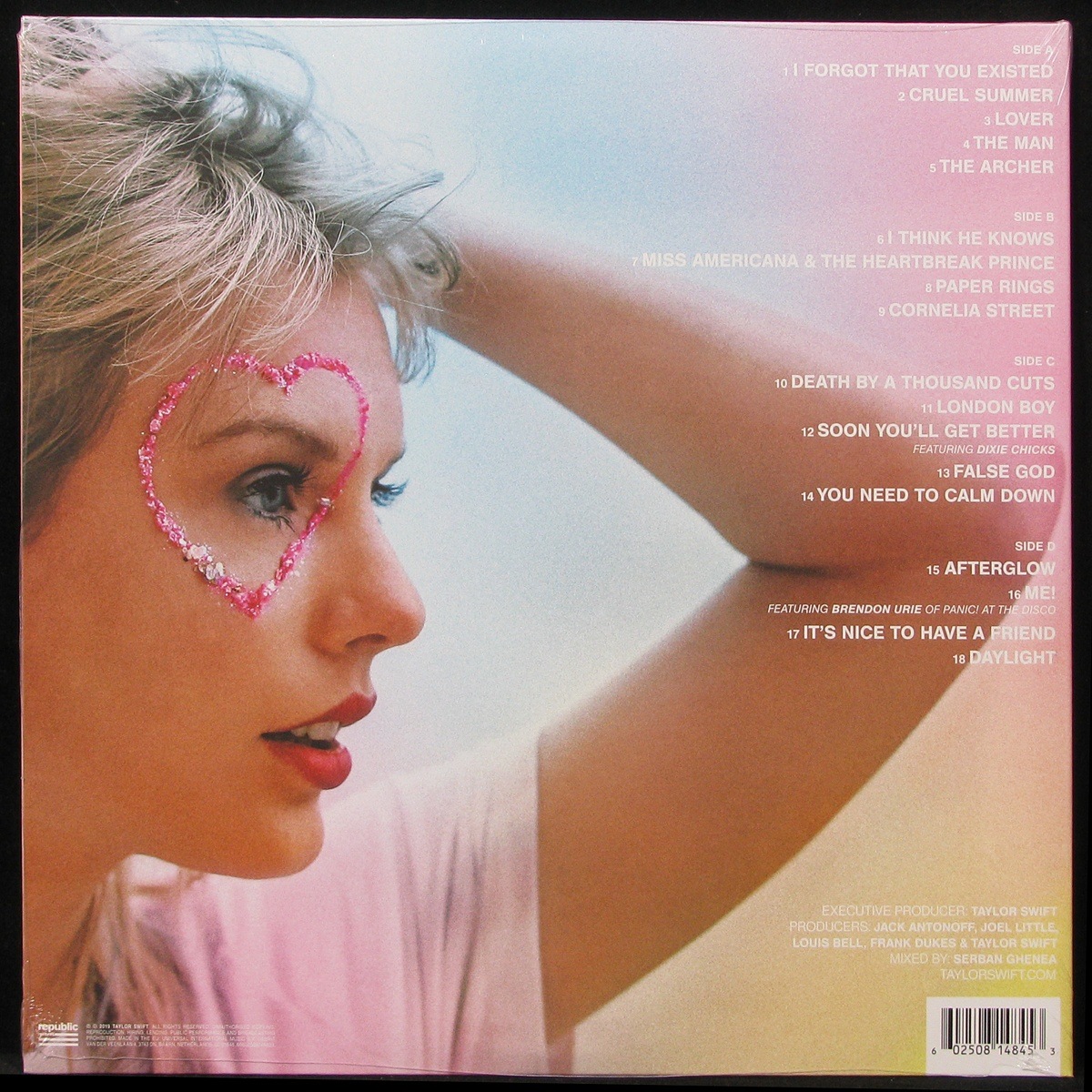 LP Taylor Swift — Lover (2LP, цветной винил) фото 2