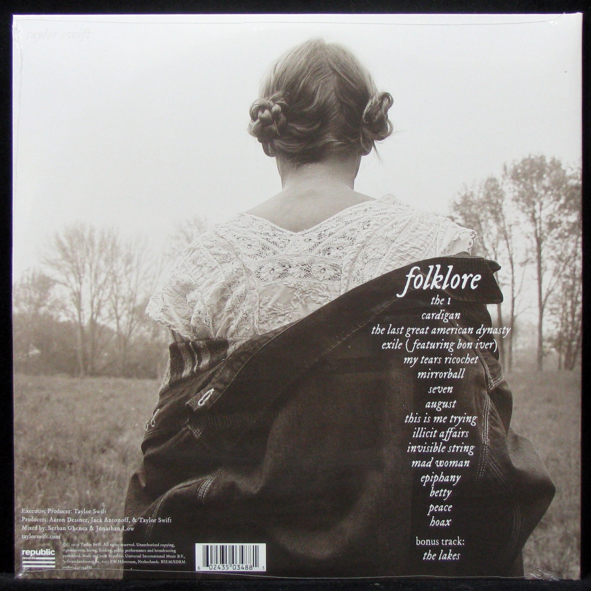 LP Taylor Swift — Folklore (2LP) фото 2