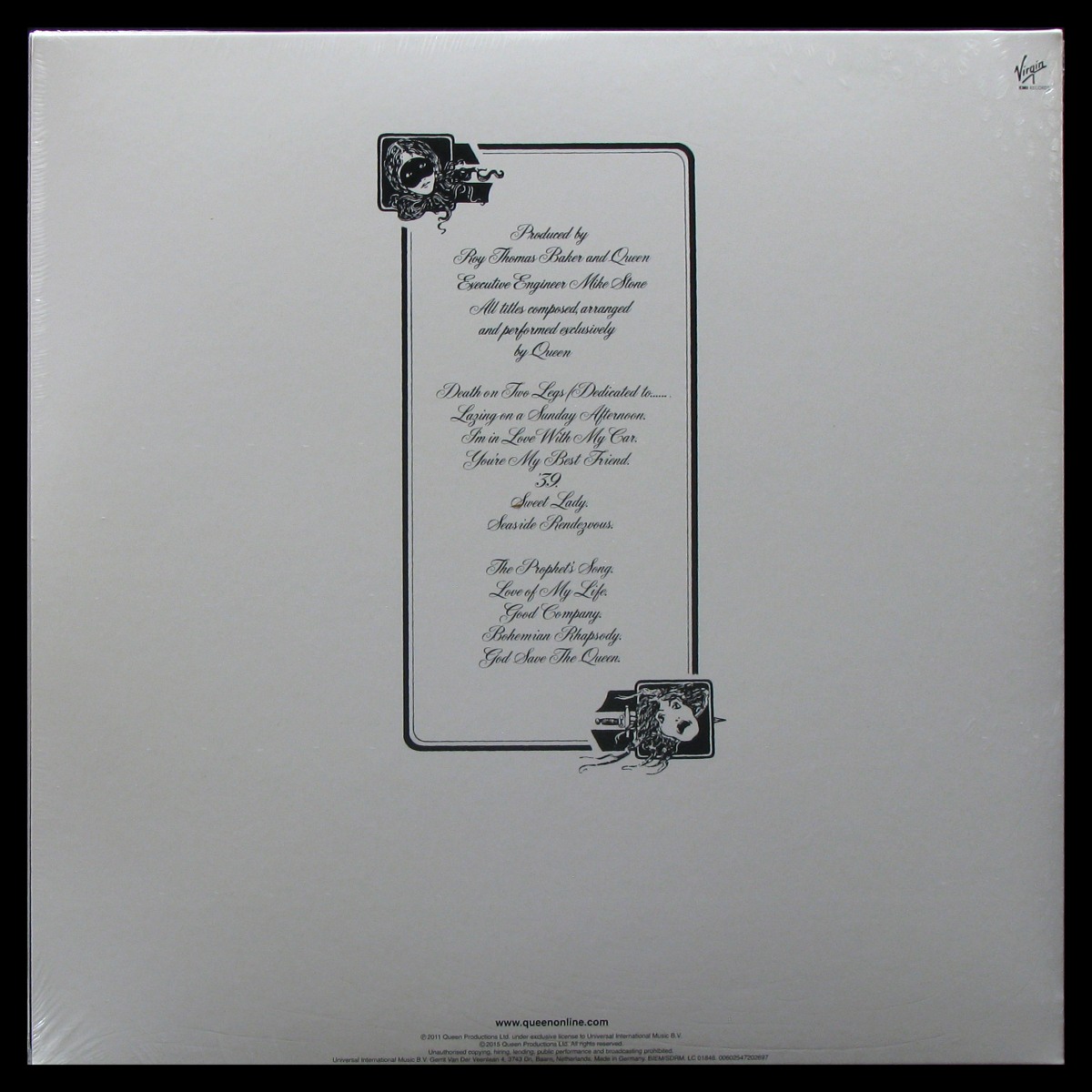 LP Queen — A Night At The Opera фото 2