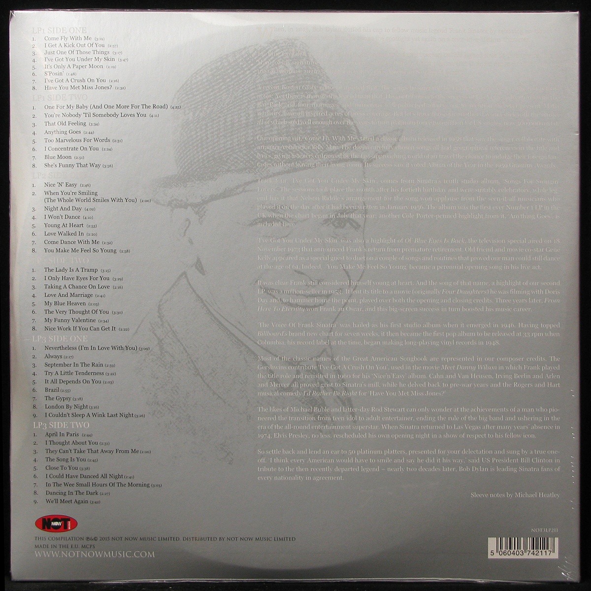 LP Frank Sinatra — Platinum Collection (3LP, цветной винил) фото 2