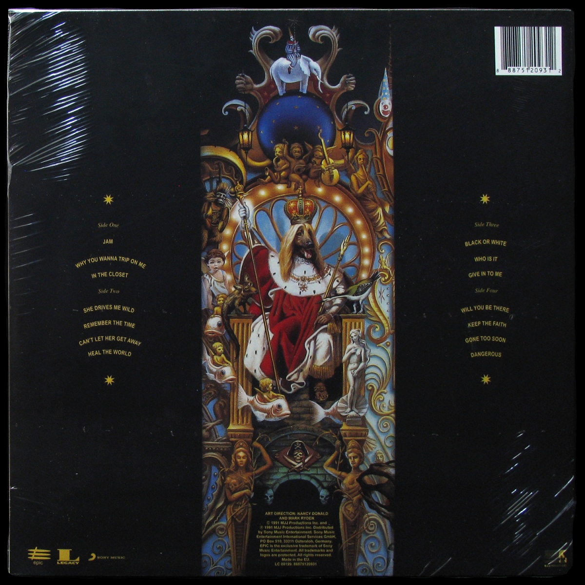 LP Michael Jackson — Dangerous (2LP) фото 2
