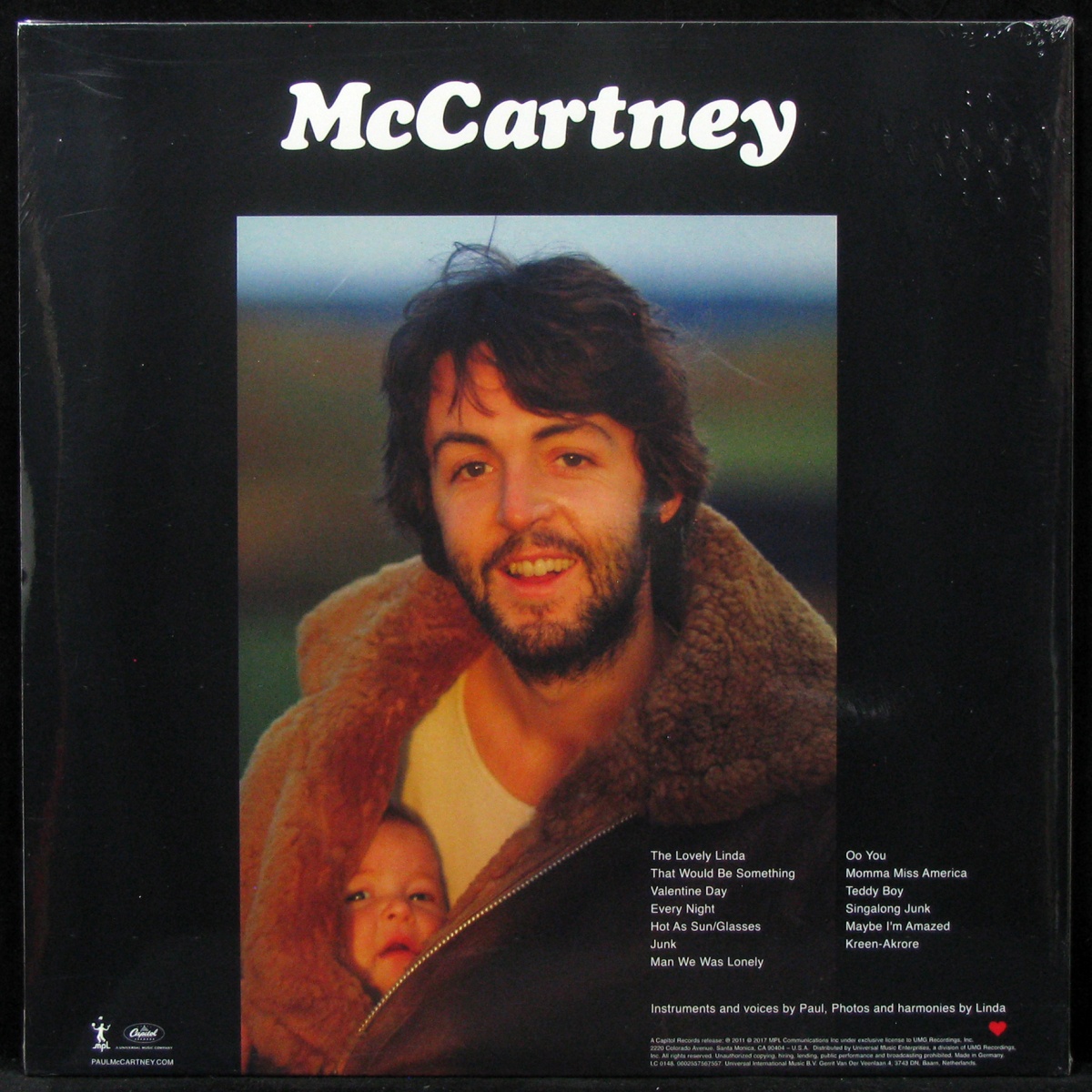 LP Paul McCartney — McCartney фото 2